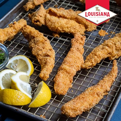 Louisiana Seasoned Fish Fry Seafood Breading Mix Half Gallon