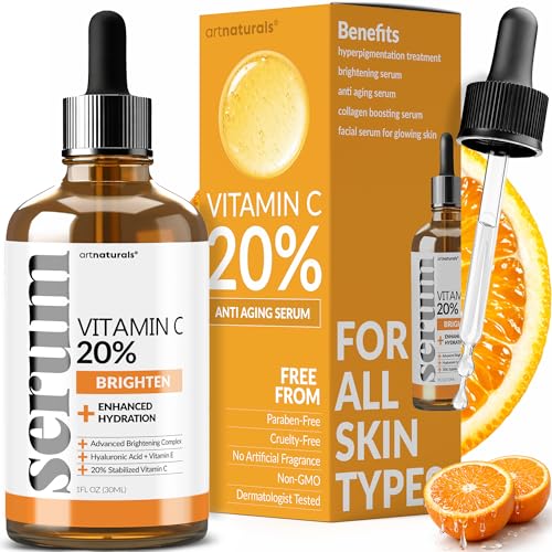 ArtNaturals Vitamin C Serum with Hyaluronic Acid, 1 fl oz