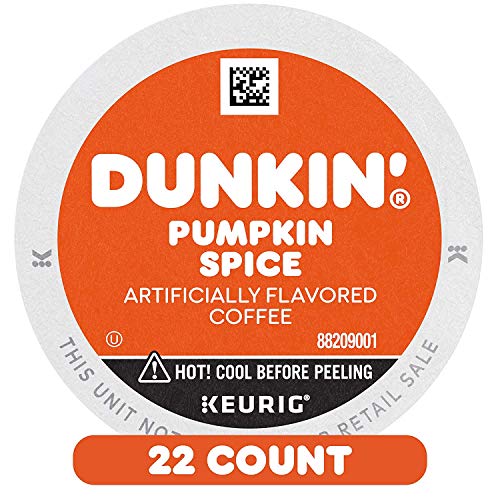 Dunkin' Pumpkin Spice Coffee, 22-Count Pods (2020) Limited Edition