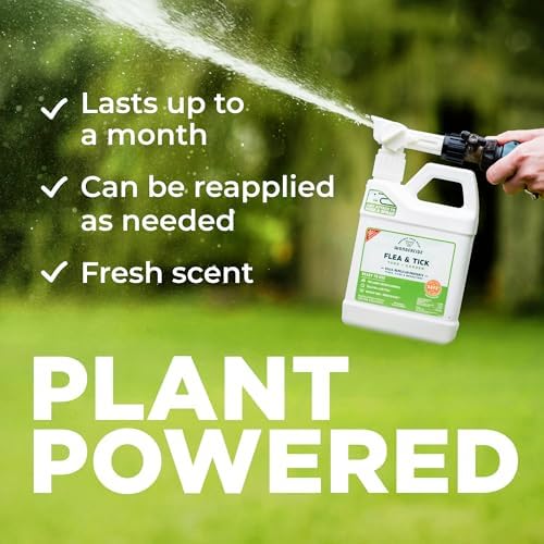 Wondercide - Flea & Tick Yard Spray with Natural Essential Oils - 32 oz | Ready to Use Killer, Treatment, and Repellent of Fleas, Ticks