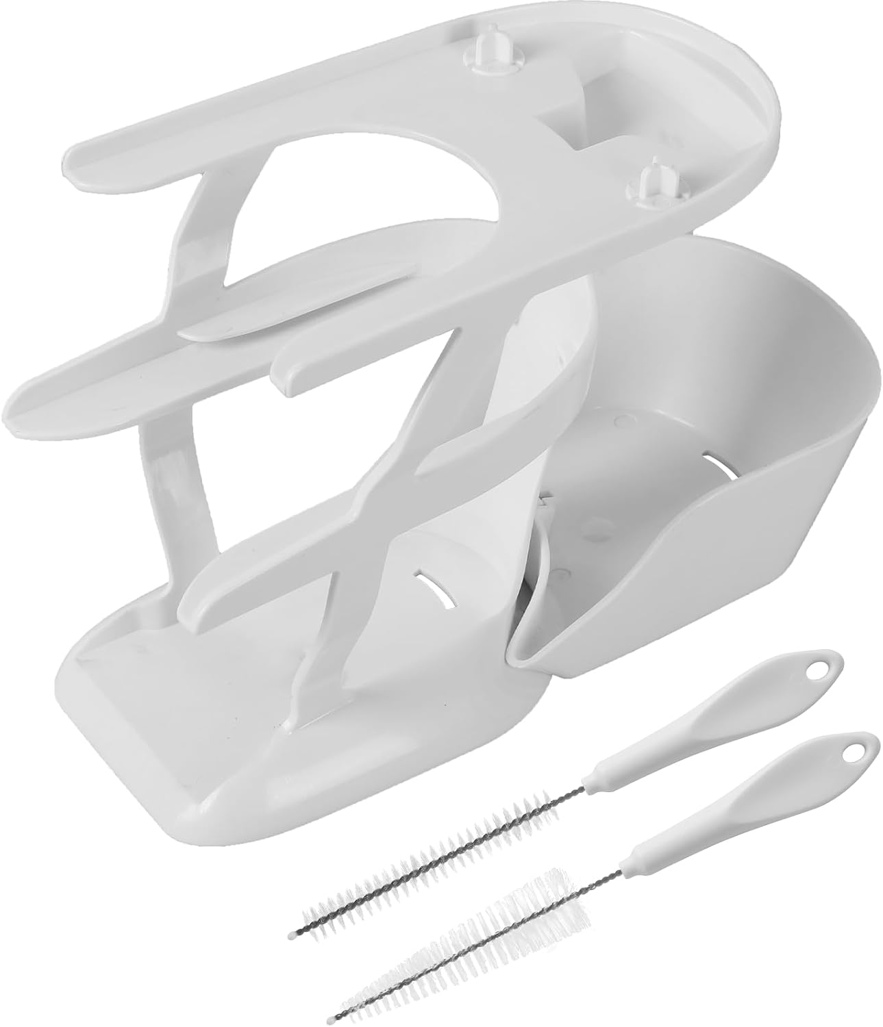 Premium Countertop Caddy Organizer for Navage Nasal Irrigation System - 3-Tier Storage for Nose Cleaning Supplies, Detachable Tray, Sleek Design - Nasal Care Accessories (Caddy Only)