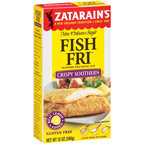 Zatarain's Crispy Southern Fish Fri Seafood Breading Mix, 24 oz (Pack of 8)
