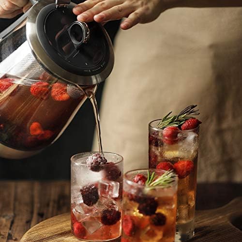 BUYDEEM K2423 Tea Maker, 5 Temperature Settings, Removable Infuser, 1.2L