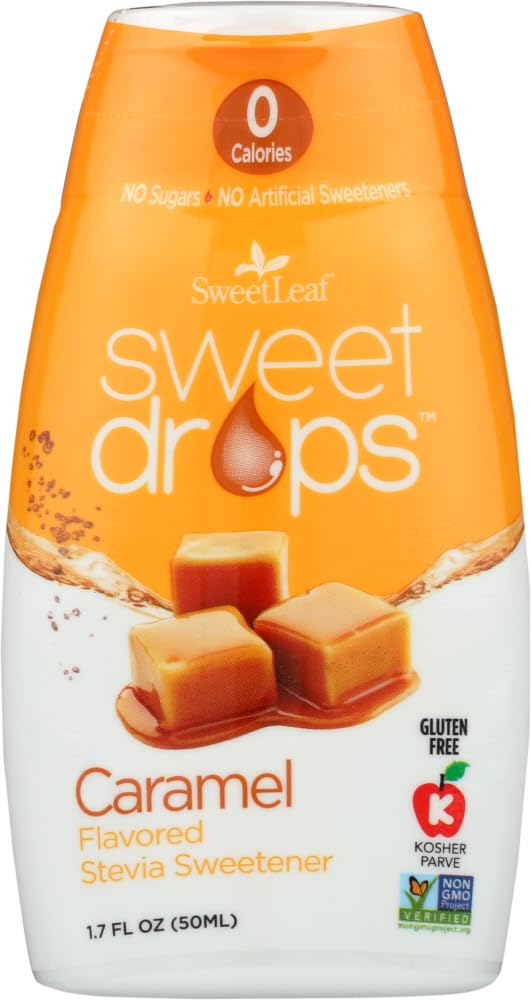 SweetLeaf Sweetener Sweet Drops Caramel Liquid Stevia Sweeteners 1.7 fl. oz. (a) - 2PC