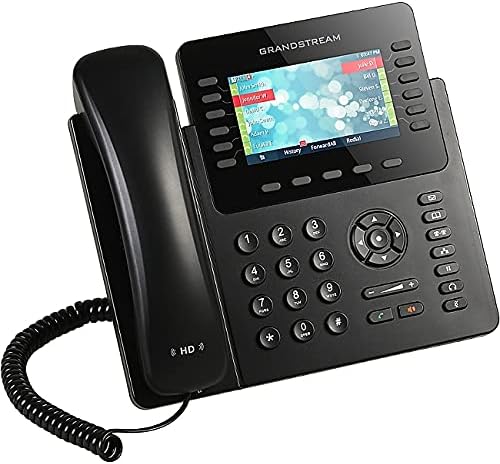 Grandstream GXP2170 IP Phone | 12 Lines, 6 SIP Accounts | 4.3-Inch Color Display | Dual-Port Gigabit Ethernet with Integrated PoE