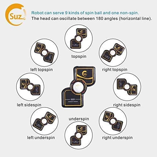 Suz S201 Table Tennis Robot with Machine Recycling net and 200 Balls