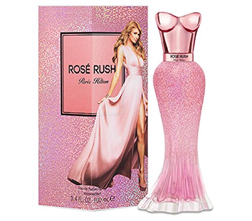 Paris Hilton Rose Rush Eau de Parfum Spray Perfume for Women | Floral and Fruity Fragrance | Notes of Papaya, Peony, Cedar, and White Musk | Feminine | Long-Lasting Scent | 3.4 Fl Oz