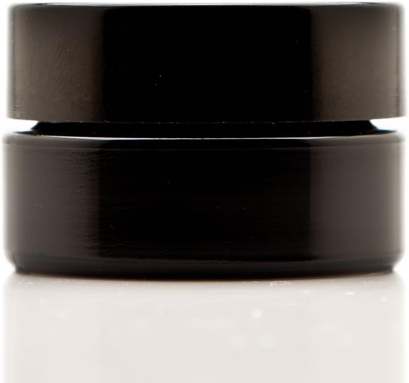 Infinity Jars 100 Ml (3.3 fl OZ) Glass Lotion Container with Lid, Refillable UV Cosmetic Jar for Creams, DIY, Travel, Body Butter | Small Wide Mouth Empty Lotion Jar, Airtight Cosmetic Container