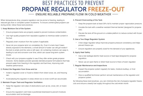 Flame King (ACR-2) Without Pigtails 2-Stage Auto Changeover LP Propane Gas Regulator For RVs, Vans, Trailers