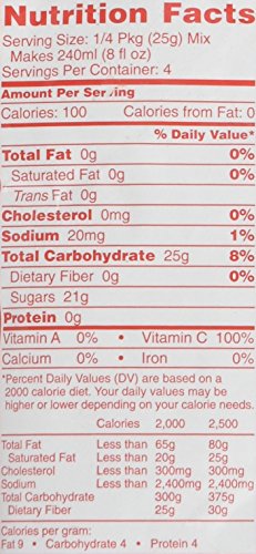Hawaiian Sun Powder Drink Mix, Passion Orange, 4.44-Ounce