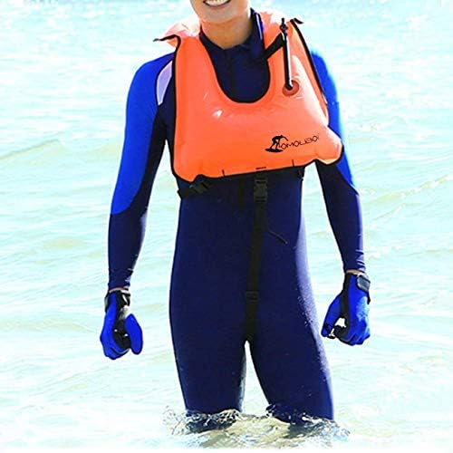 OMOUBOI Snorkel Vest for Adults Swim Vests Inflatable Snorkeling Jackets for Diving, Snorkeling, Swimming Safety (Suitable for 100-220 lbs)