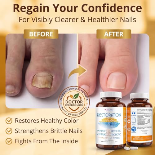 Restoration Probiotic Nail Fungus Supplement Extra Strength