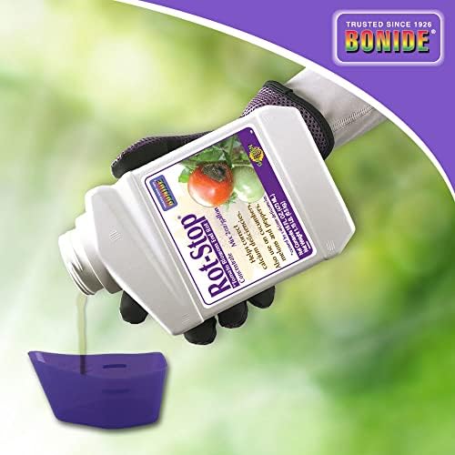 Bonide Rot-Stop Tomato Blossom End Rot, 16 oz Concentrated Liquid Garden Fertilizer for Calcium Deficiency Indoors & Outdoors | Garden Fertilizer