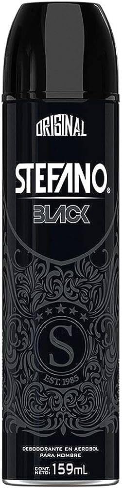 Stefano Black Desodorante / Deodorant Spray by Lournay 4.3 Oz (125 grs) by Stefano