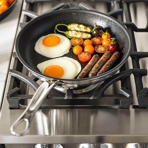 Hestan ProBond Forged TITUM - Professional Clad Stainless Steel, Nonstick, Frying Pan, (8.5-Inch), Induction Compatible, Made without PFOAs