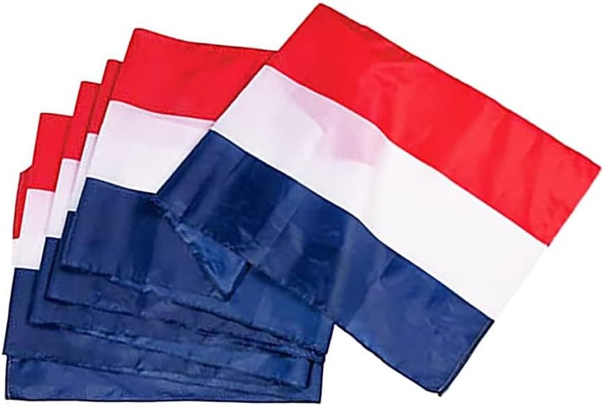 2-Pack Large Patriotic USA Flag Bunting Decorations 4th of July Memorial Day Large Red, White & Blue - 18" x 20 Feet. (2-Pack)