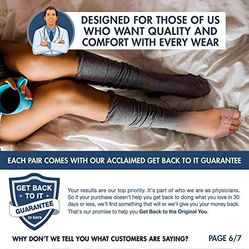 Dr. Frederick's Original Moisturizing Gel Socks, 2 Pairs | Full-Foot Gel Lining, Overnight Foot Care, Dry Feet and Cracked Heels, Women and Men