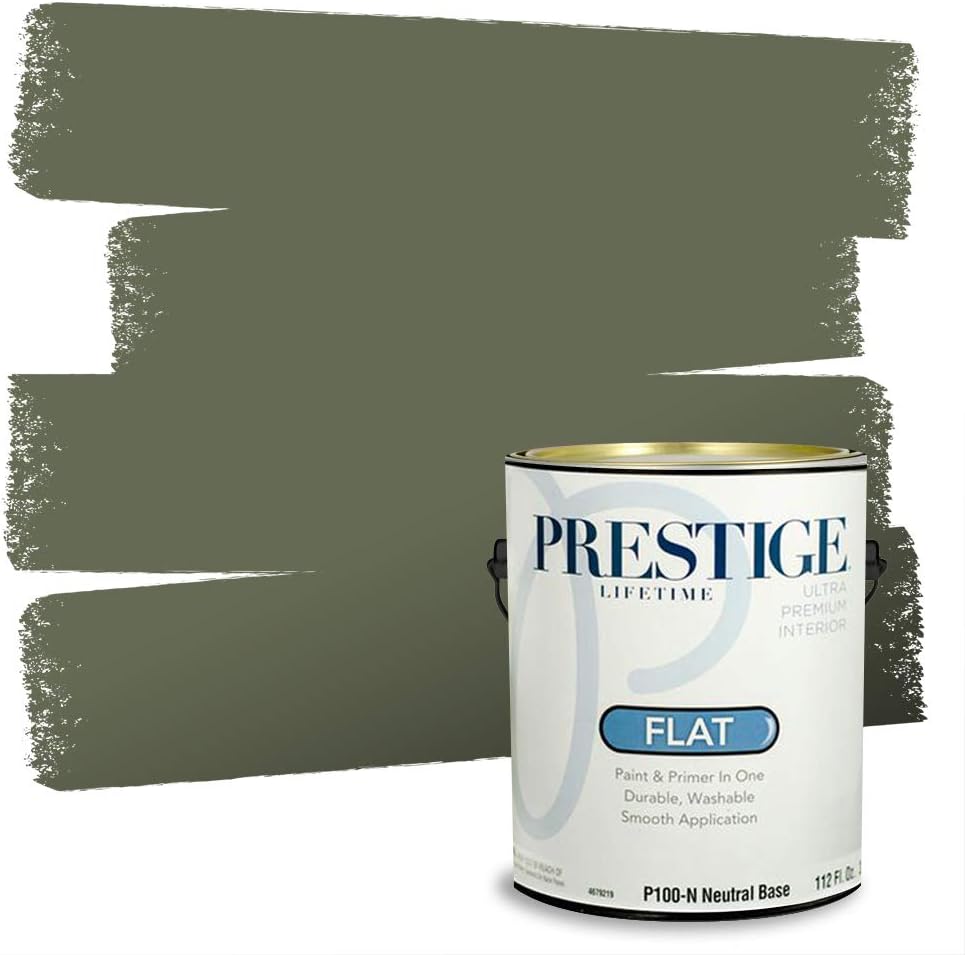 PRESTIGE Interior Paint and Primer in One, Garden Sage, Eggshell, 1 Gallon