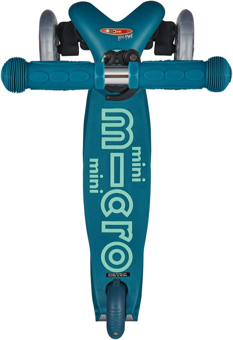 Micro Kickboard Mini 3-Wheel Toddler Scooter, Ages 2-5, Up to 110lbs | Lean-to-Steer Design, Adjustable T-Bar Grows with Your Child
