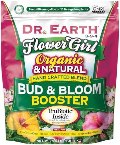 DR EARTH 707P Organic 8 Bud and Bloom Fertilizer in Poly Bag, 4-Pound, Multicolor