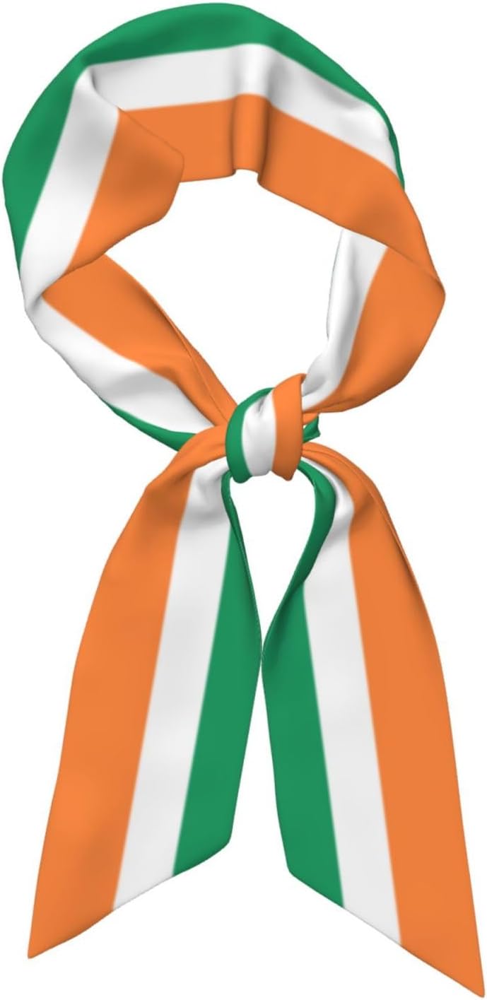 Country Flag Scarf For Women, Multi‑purpose Ribbon, Fashion Neck Hair Handbag Accessory, Versatile Bandana Headband