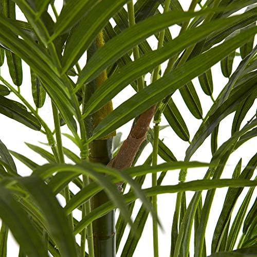 Nearly Natural 5388 Areca Palm UV Resistant Tree, 3.5-Feet, Green,50.5" x 7" x 7"