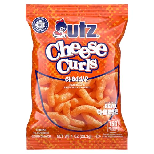 Utz Potato Chips, Barbeque – 1 oz. Bags (60 Count) – Crispy Potato Chips Made from Fresh Potatoes, Crunchy Individual Snacks to Go, Cholesterol Free, Trans-Fat Free, Gluten Free Snacks