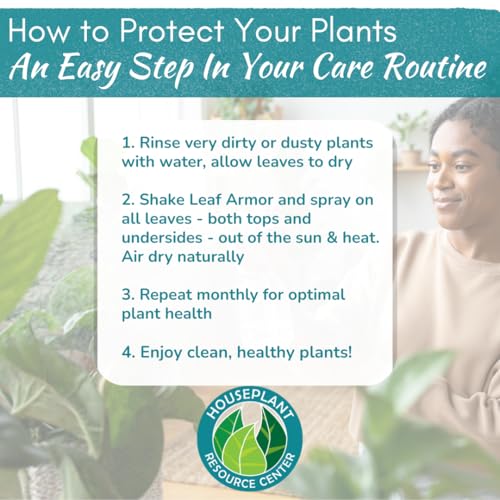 Leaf Armor Spray for Houseplants, Ready-to-Use Leaf Care & Protectant, 8 oz