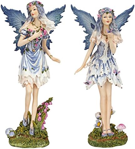 Design Toscano Fairy of Hopes and Dreams Garden Statue by Artist Cecelia 11"Wx11"Dx22"