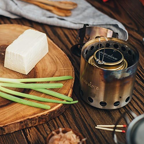 Solo Stove Solo Alcohol Burner - Efficient Spirit Burner Cooktop with Flame Regulator | Camp Stove with Fuel Storage Rubber Gasket