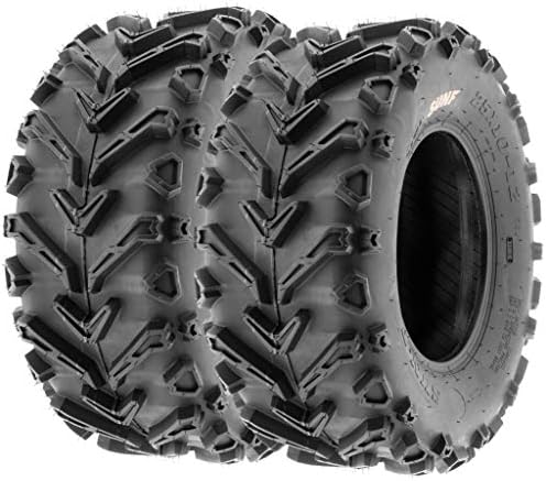 Set of 4 SunF A041 Mud & Trail 25x8-12 Front & 25x10-12 Rear ATV UTV off road Tires, 6 PR, Tubeless