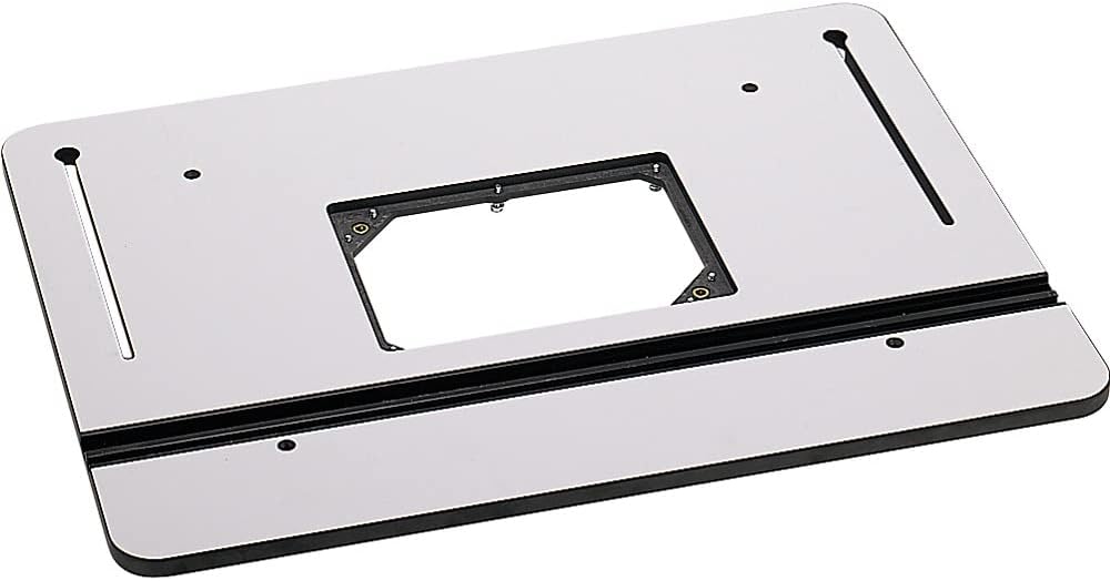 3/4” Phenolic Router Table Top - Smooth Top for Table Router w/ 10-Point Plate Leveling System - Universal T-Profile Miter Slot Router Accessories