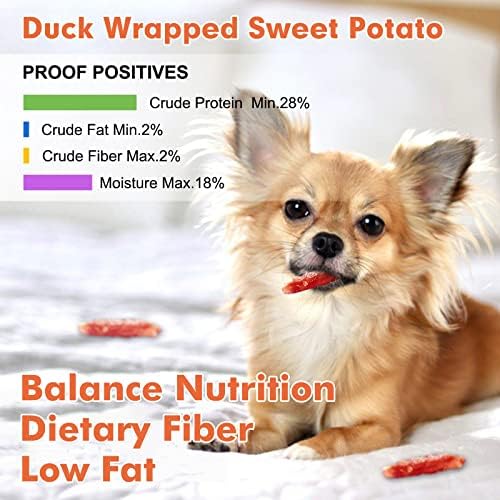 MON2SUN Dog Treats, Rawhide-Free Chicken Wrapped Sweet Potato, 25 oz