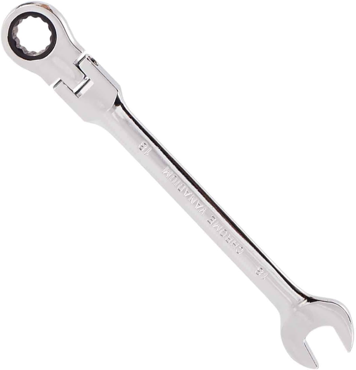 Qnkaa Flexible Ratchet Wrench Set 12pcs 8-19mm Spanner Gear Ring Ratcheting Combination Flexi Wrench Kit Metric Flex Head