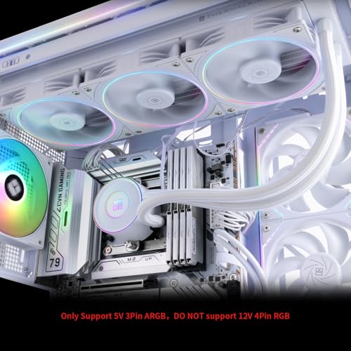 Thermalright Aqua Elite 360 V5 ARGB Black-CPU Liquid Cooler,Pump Speed-2800RPM,for AM4/AM5,Intel LGA1150/1151/1200 /1851/1700,High-Performance Radiator