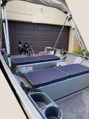 Outdoorsmen's Depot Compatible with Tracker Boats Guide V-14 Versatrack Bimini Top Brackets Custom 2-Hinge Accessories USA