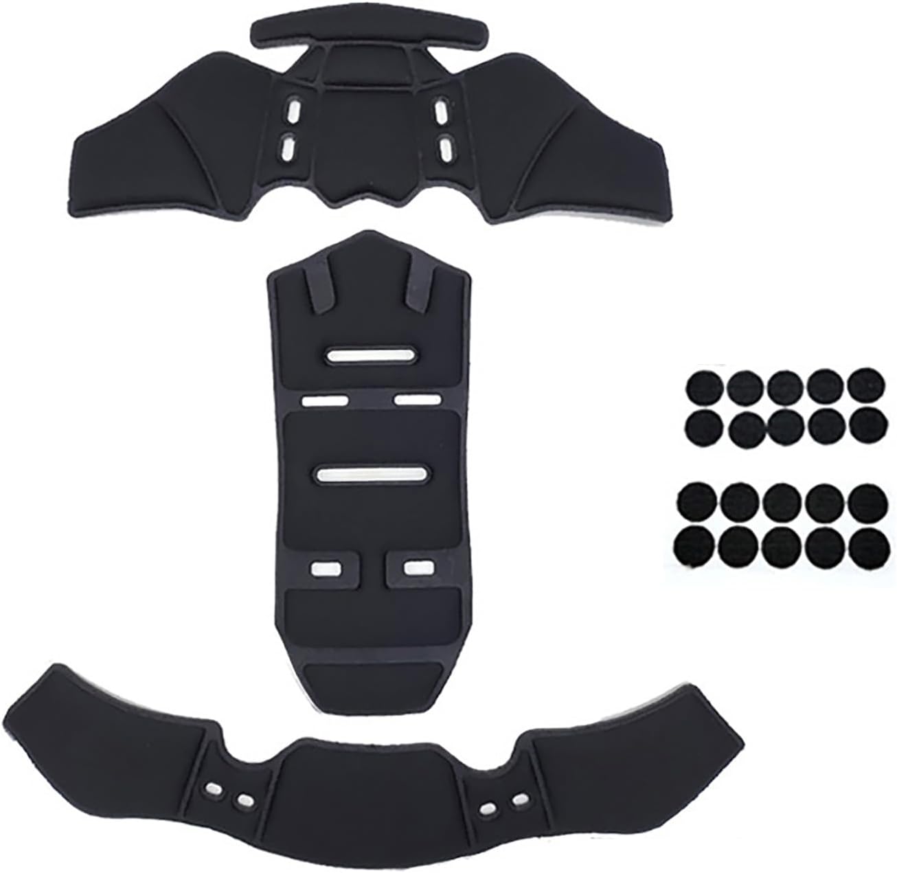 Motorcycle Helmet Liner for HJC CS-R3, Replaceable Soft Foam Padding Set, Breathable Helmet Inner Liner, Detachable and Washable, Suitable for Daily Cycling,A Black