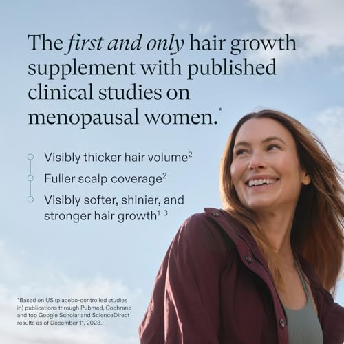 Nutrafol Women's Balance Hair Growth Supplements, Age 45+, 1-Month Bottle | #1 Dermatologist-Recommended Hair Growth Supplement Brand