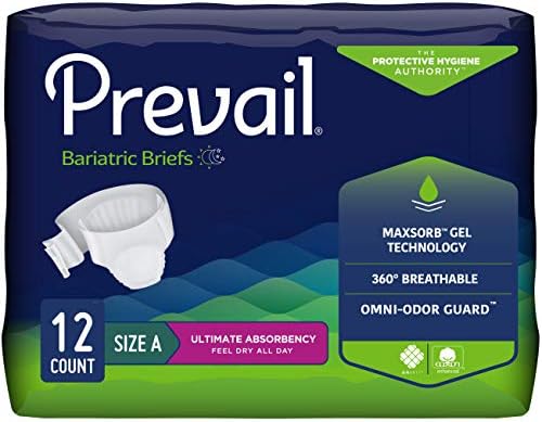 Prevail Incontinence_Protector, Size A (48 Count) | Disposable, Incontinence, Ultimate Absorbency, Size A