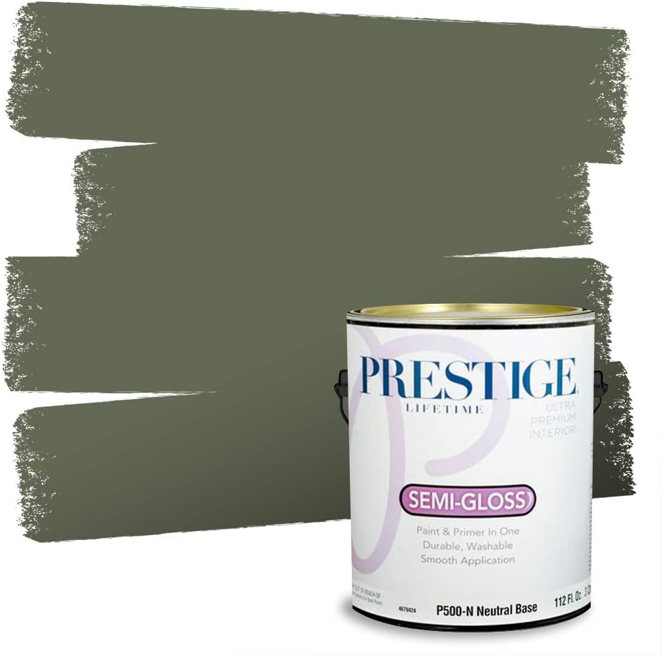 PRESTIGE Interior Paint and Primer in One, Garden Sage, Eggshell, 1 Gallon