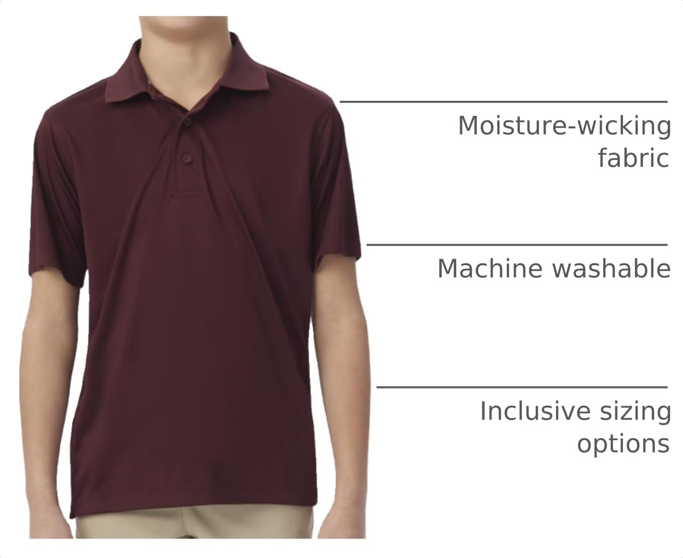 French Toast Kids' Pique Polo (Standard & Husky)