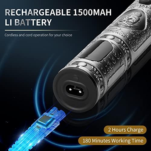 Suttik Hair Clippers for Men, Professional Hair & Beard Trimmer for Men, Mustache Trimmer T-Blade Hair Liner Edgers