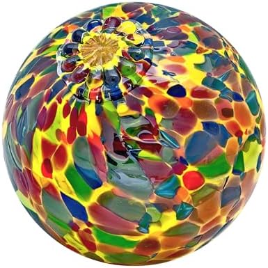 Totally Blown Glassworks Pond Float. Handmade Blown Glass, Garden Gazing Ball, Table Centerpiece