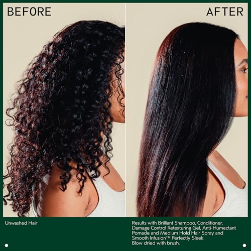 Aveda Brilliant Anti-Humectant Pomade | Helps Prevent Frizz & Flyaways | Protects Against Humidity | for Curly & Coily Hair Types | Castor Oil and