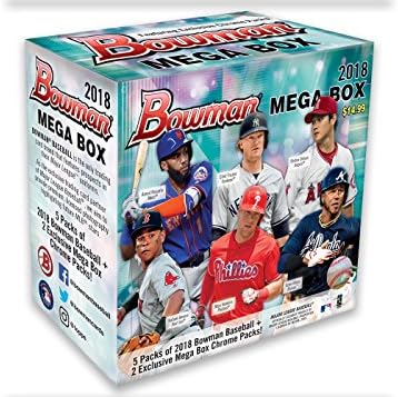 2018 MLB Baseball Trading Card Topps Bowman Mega Box w/Chrome Pack - SOLD OUT!