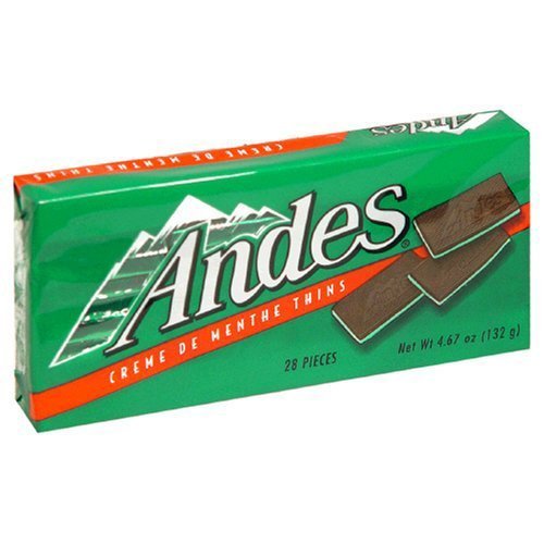 Andes Creme De Menthe Thins, 4.67 Ounce (Pack of 6)
