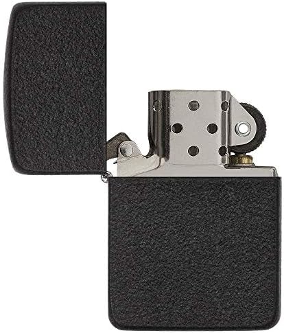 Zippo 1941 Black Crackle Replica Pocket Lighter