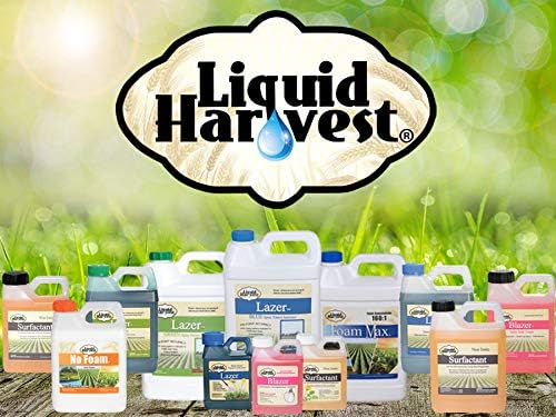 Liquid Harvest Lazer Blue Concentrate Spray Pattern Indicator 32 Ounce & Liquid Harvest Surfactant for Herbicides Non-Ionic 32 Ounce