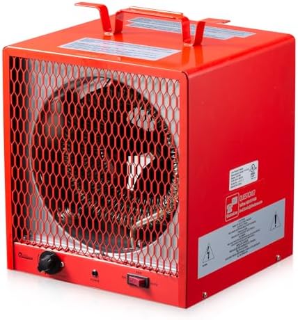 DR. INFRARED HEATER DR-910F 10,000-Watt 240V Heavy-Duty Hardwired Shop Garage Heater Wall/Ceiling Mounted with Remote Controlled Thermostat