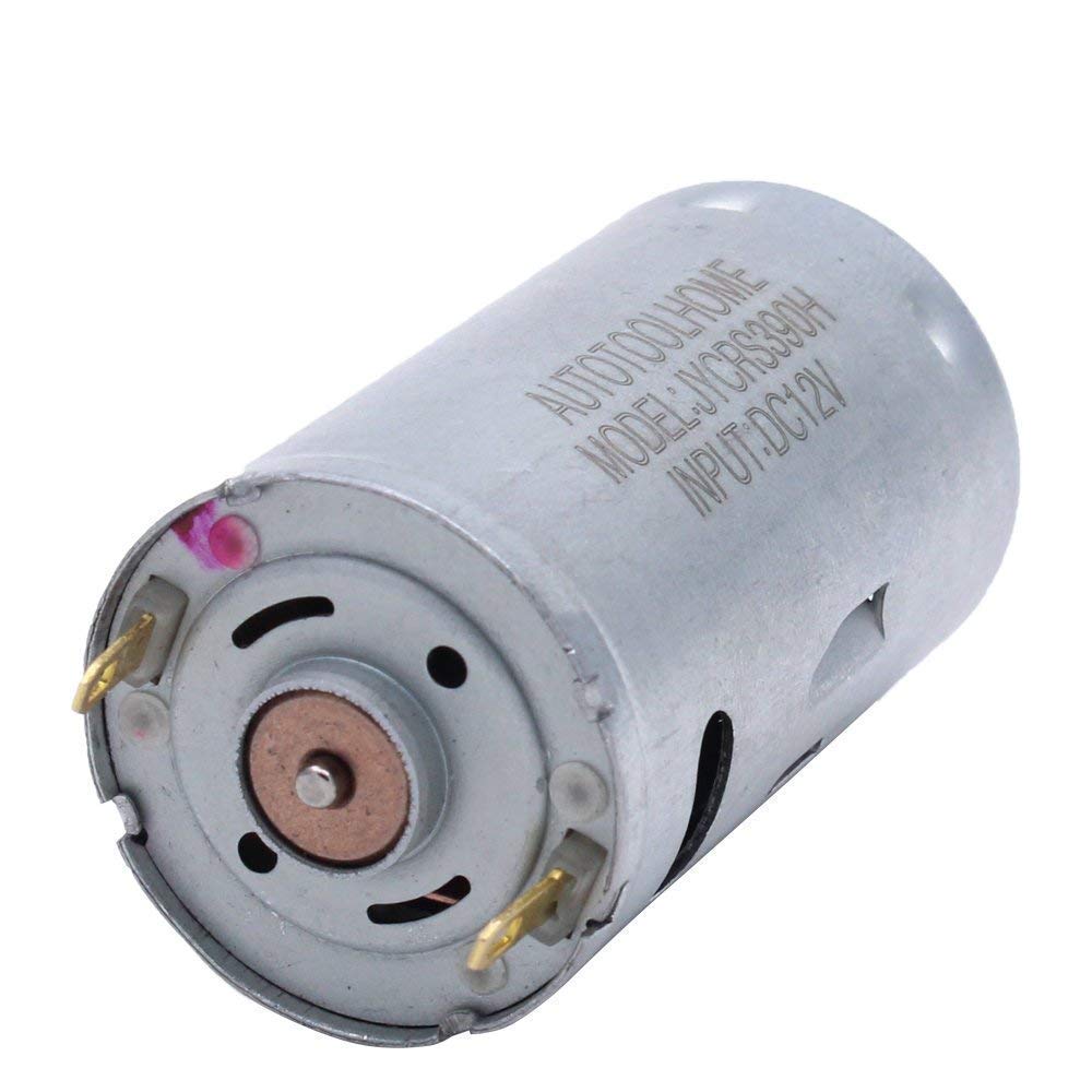 12V DC Motor, Small Electric Motor for RC Car DIY | High Speed High Torque Compact Brushed 12V Motor 2.3mm Shaft for RC cars, Hobby models